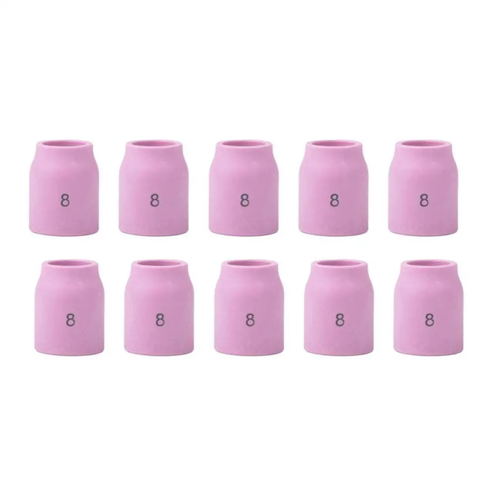 10-pk 53N61S #8 TIG сварочный Алюминиевый Керамический Газовый объектив чашка Tig фонарь