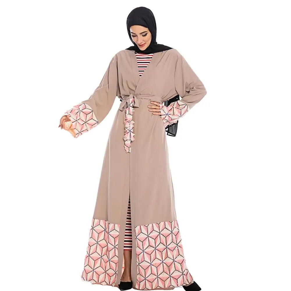 Abaya турецкий кафтан марокканский модный простой мусульманский Повседневный