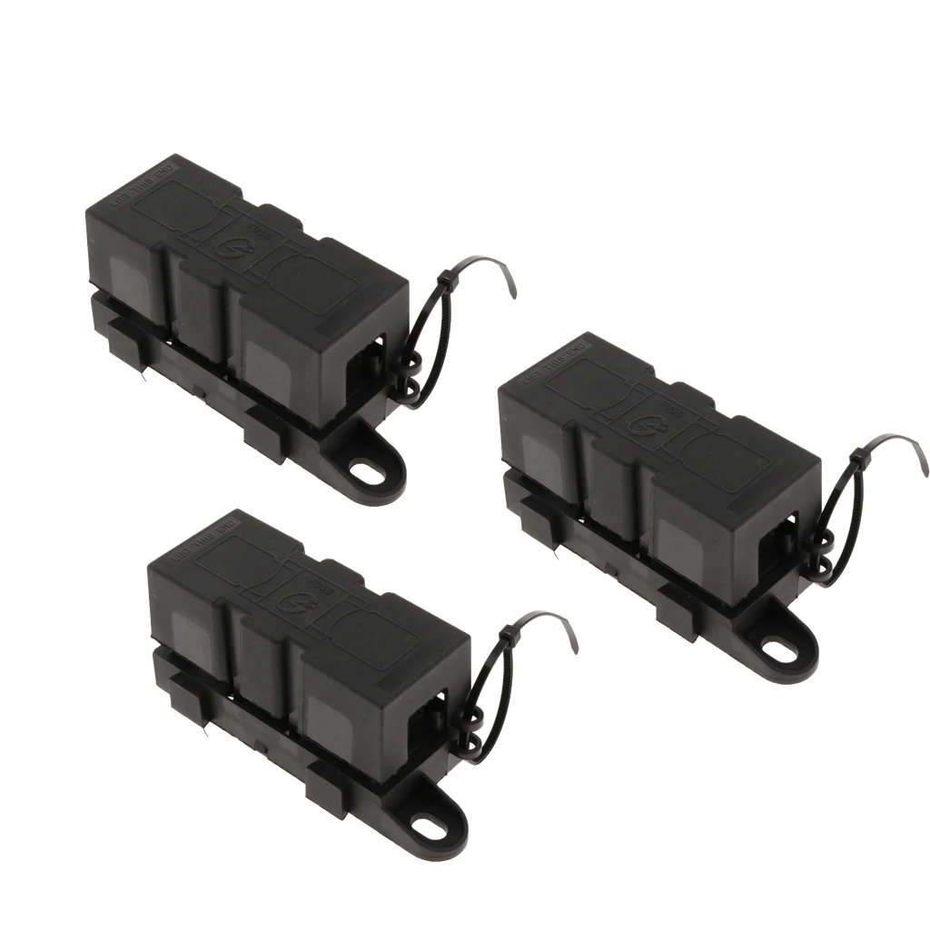 3pcs MEGA Fuse Block/Holder With Cover Universal For RV/Van/Truck/Boat | Автомобили и мотоциклы