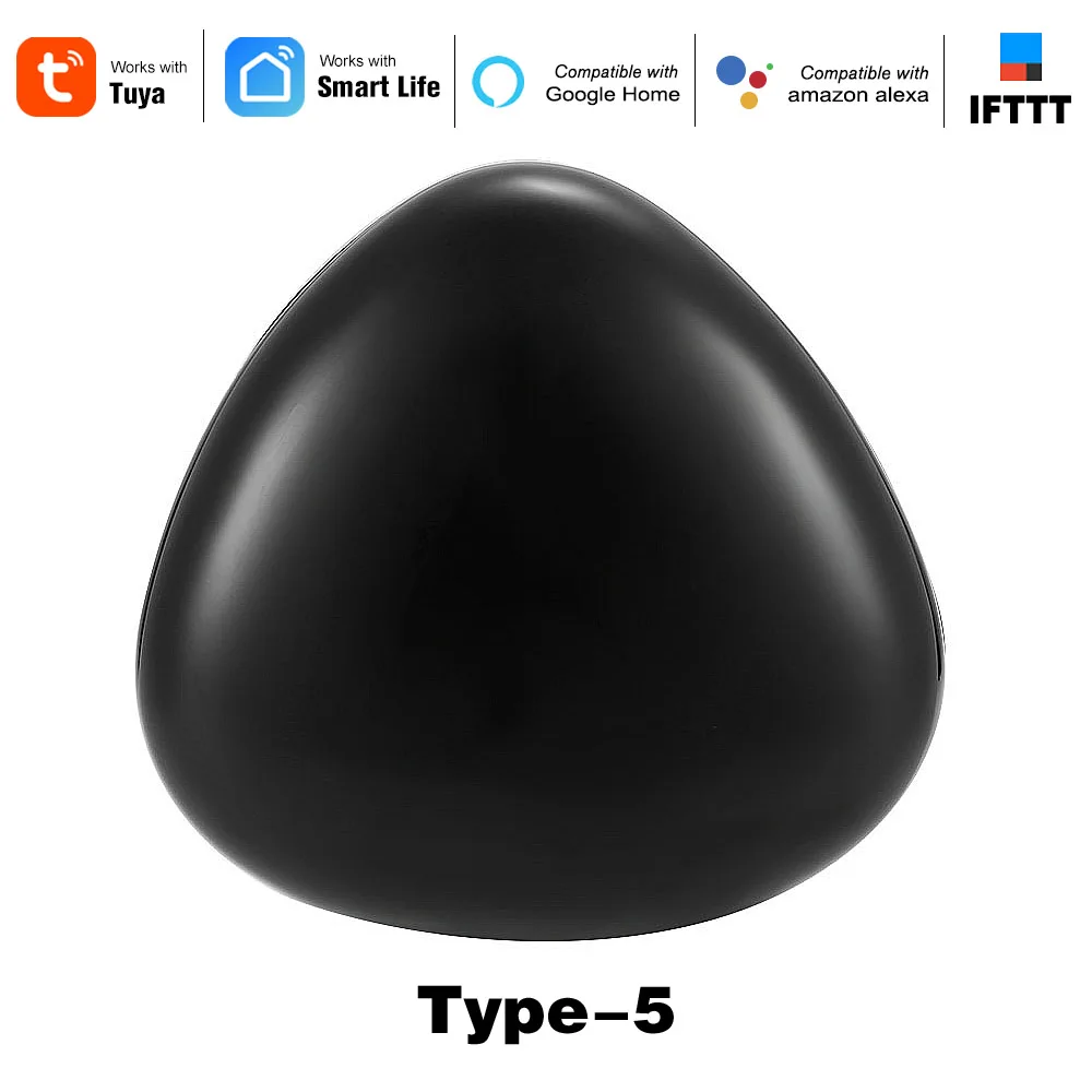 Tuya Type 5 Универсальный Смарт-ИК-концентратор Tuya с дистанционным управлением, голосовое управление для кондиционера, ТВ, работа с Alexa, Google, домашний помощник, смартфон - Комплект: Tuya Type 5