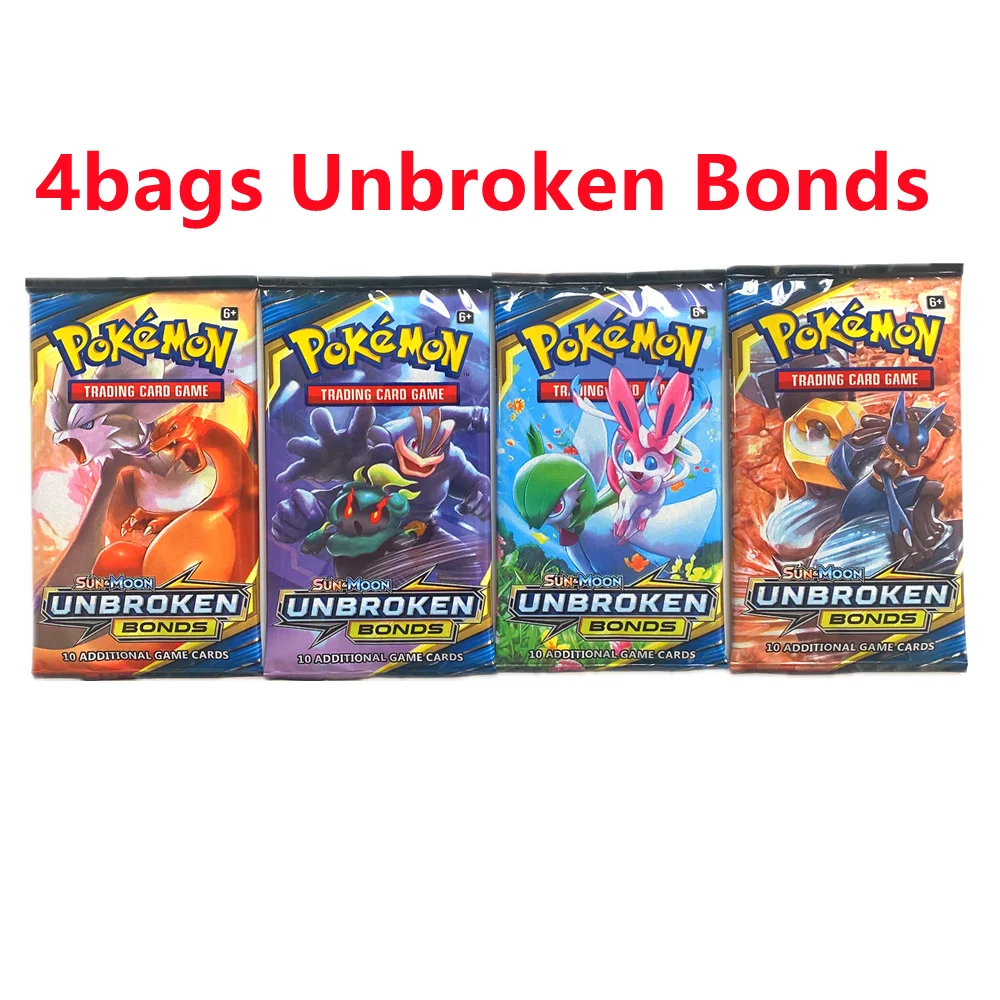 40/шт. Покемон карта непрерывная Бонд Униформа думал солнце и луна Gx команда