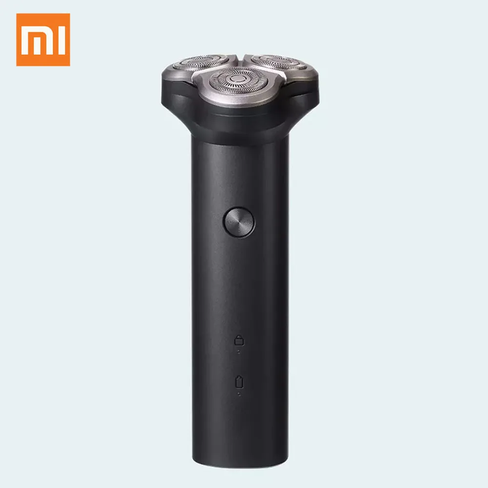 

XIAOMI MIJIA S300 Portable Electric Shaver 3 Heads Wet and Dry Beard Trimmer, Rechargeable and Washable 3D Head Beard Trimmer