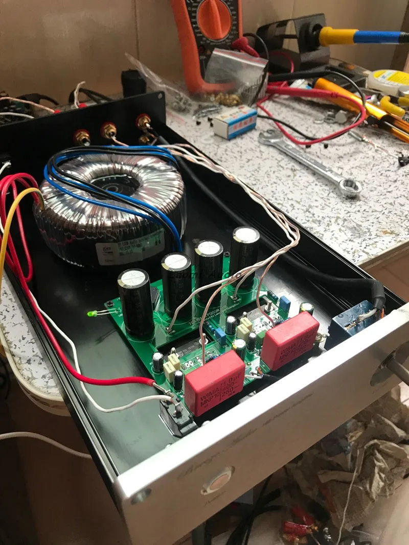 Цифровой усилитель звука Lusya TDA1514A плата 50 Вт двухканальный Hi-Fi T1090 | Электроника