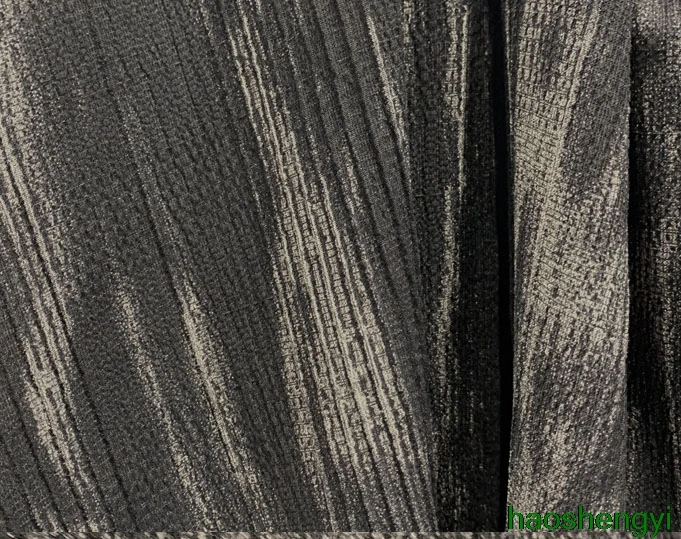 Черная хлопковая и льняная ткань в китайском стиле с чернильным узором Складная