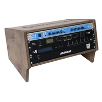 sound town 4u angled desktop turret studio rack with birch plywood for recording room padj pro audio home audio sdrk 4slb