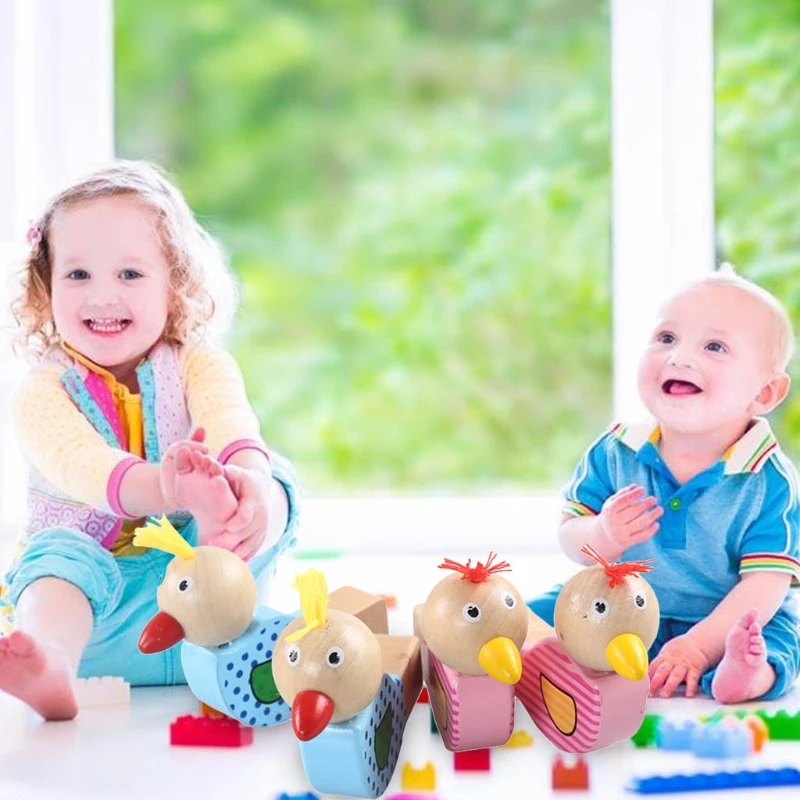 

1PC Wooden Bird Whistle Durable Safe Environment-friendly Home Ornaments Decor