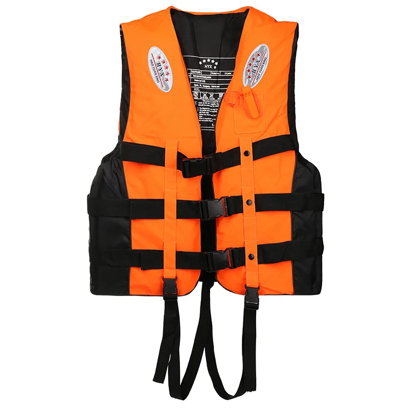 Universal Outdoor Swimming Boating Ski Drifting Vest Survival Suit Polyester Life Jacket for Adult Kids with Whistle S-XXXL | Спорт и