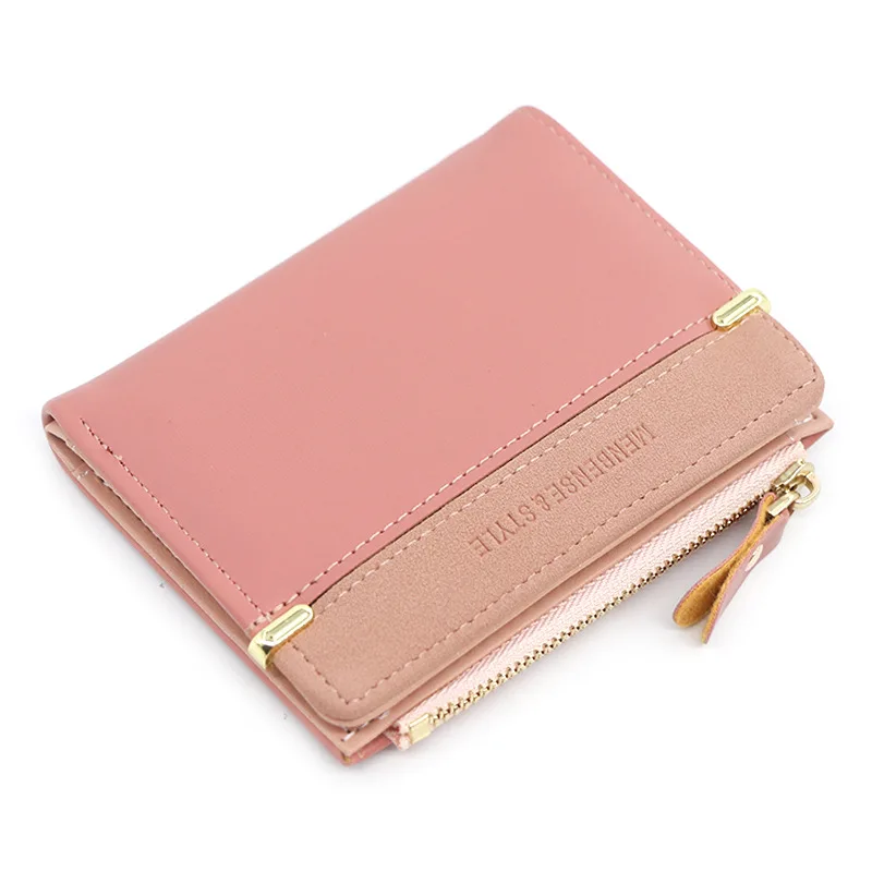 

Women's Wallet Short Women Coin Purse Fashion Wild Wallets for Woman Card Holder Small Key Case Ladies Hasp Mini Clutch Female