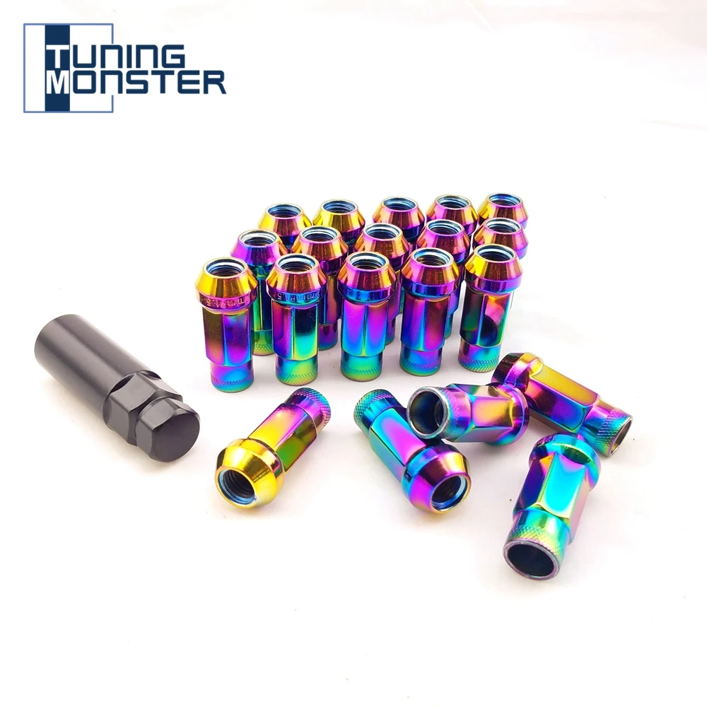 Регулировка Monster 20 шт. Muteki SR48 стальные гайки для колес длина 48 мм m12x1 5/m12x1 25 Neo Chrome|neo