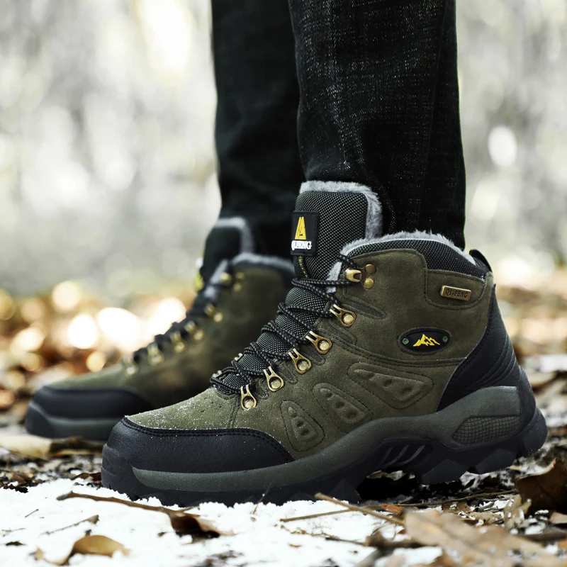 

Winter Hiking Boots Men Sneakers Outdoor Sports Hiking Shoes Waterproof Trekking Shoes Women Tactical Boots Trail Hunting Boots
