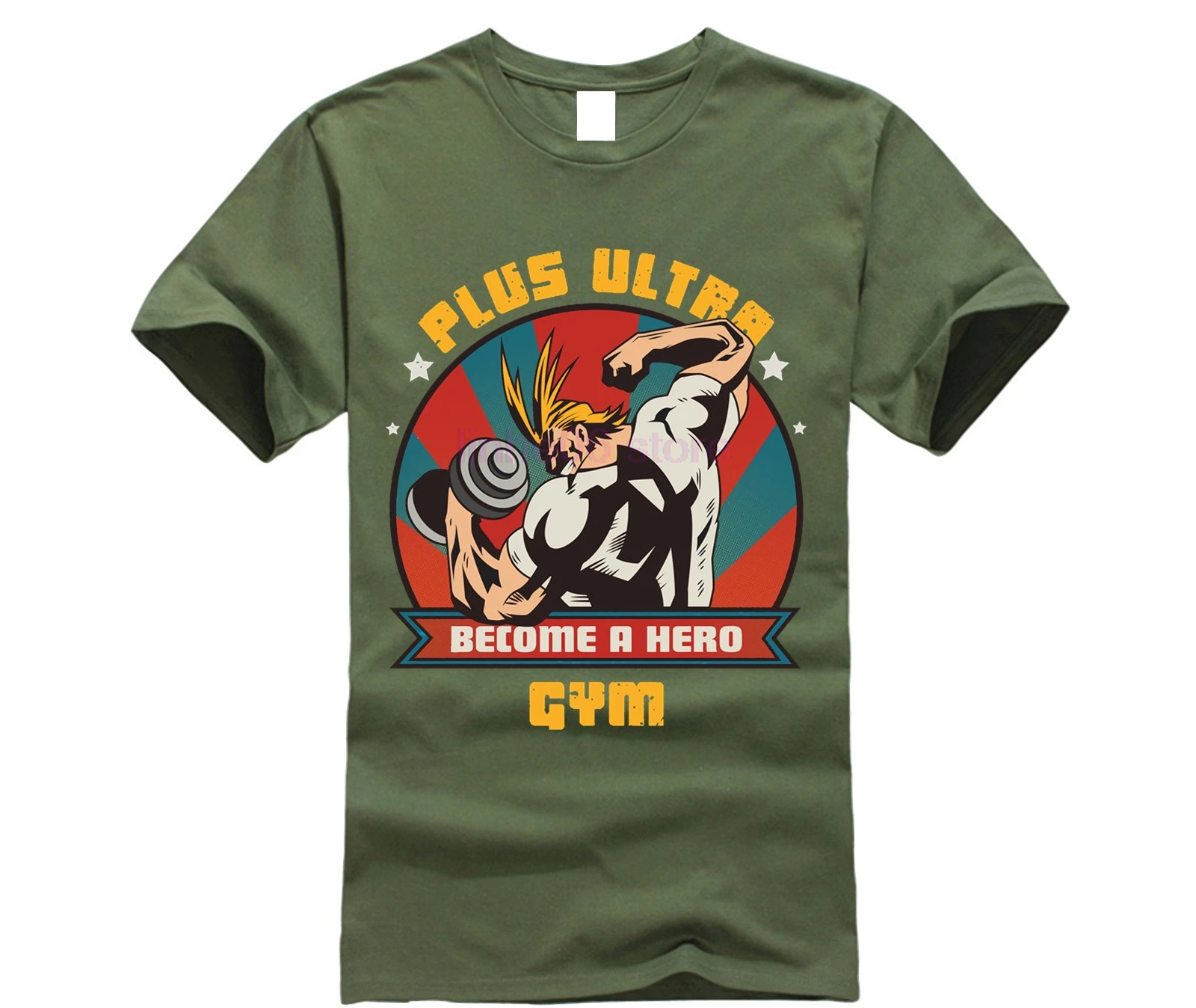Футболка с надписью Plus Ultra Gym Boku No Hero academic | Мужская одежда