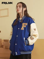 national fashion brand original spring couple hip hop men and women bear affixed cloth embroidered stitching jacket baseball