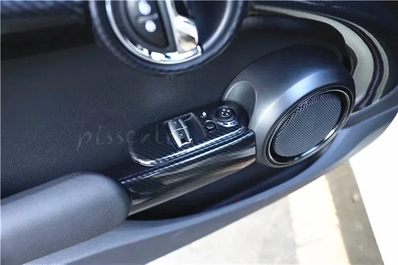 Наклейки для BMW MINI F56 аксессуары украшения интерьера автомобиля из углеродного