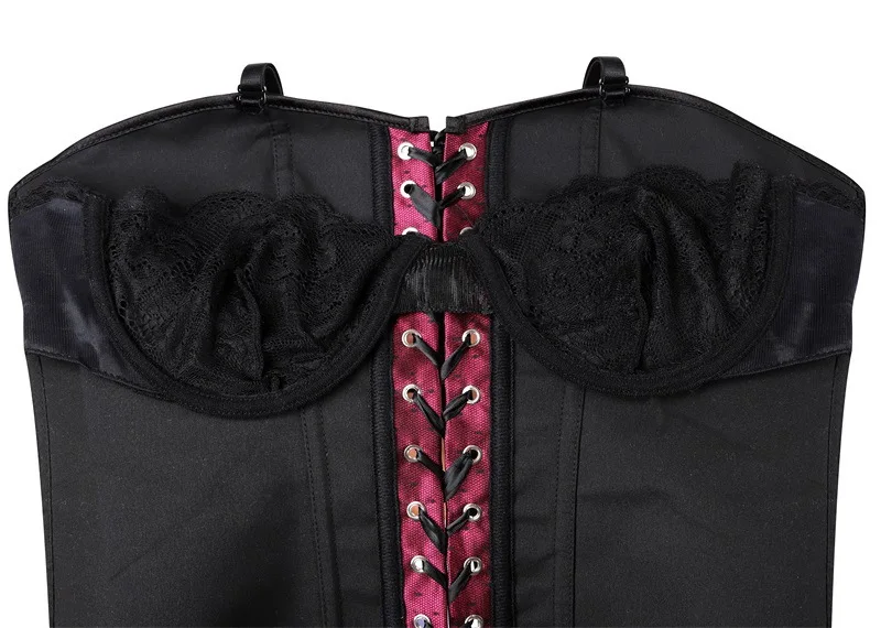 

Womens Shoulder Straps Corset Renaissance Corset Bustier Overbust Waist Cincher Corsets Gothic Body Shaper Shapewear S-6XL