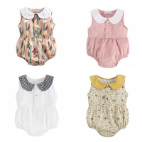 sanlutoz newborn princess baby girls bodysuits cotton baby summer clothing cute flowers infant clothes