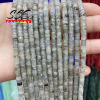 2x4mm small natural stone gray labradorit beads round loose beads for diy power energy healing earring necklace bracelet making