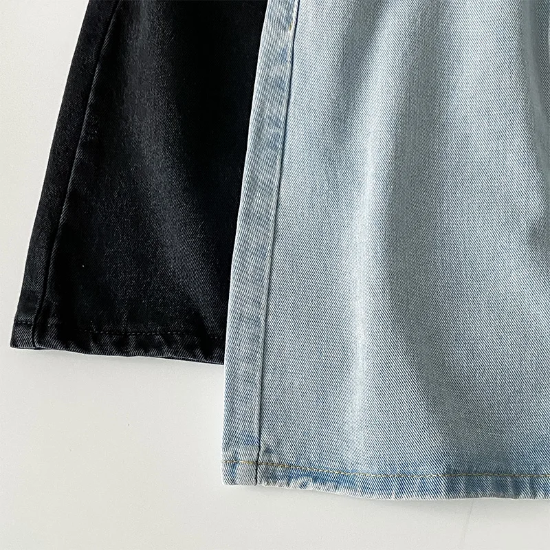 

Skirts Women Blue Denim Mini-skirt Preppy Korean Style Students All-match Basic High Waist Slim Summer Stylish Skirt Female Cozy