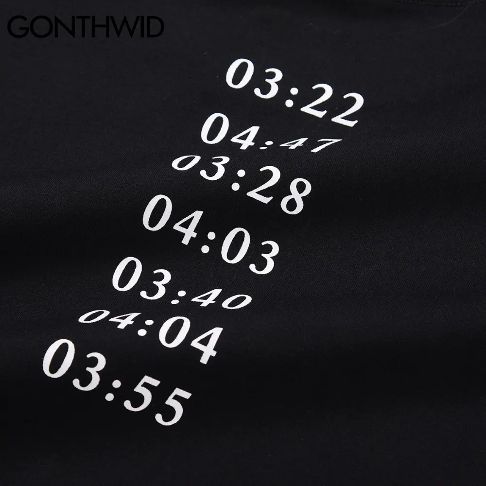 

GONTHWID Streetwear Tshirts Prayer Wish Reality Short Sleeve Tee Shirts Hip Hop Harajuku Casual Cotton T-Shirt Short Sleeve Tops
