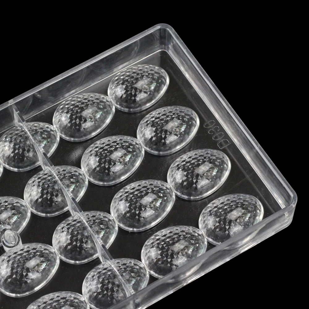 28 отверстий алмазные пасхальные яйца Поликарбонат шоколадная форма для