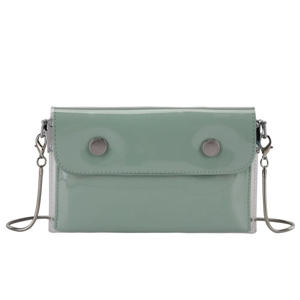 Women Waterproof Waist Bag Lether Jelly Chest Belt Bag PVC Ladies Transparent Crossbody Chain Bags Fashion Fanny Pack a08