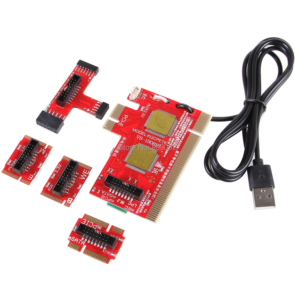 Материнская плата PCI/PCIE/MiniPCIE/LPC/EC диагностический анализатор для компьютера