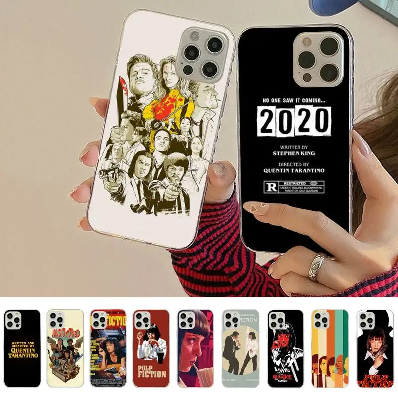 

Written Directed Quentin Tarantino Phone Case for iPhone 11 12 13 mini pro XS MAX 8 7 6 6S Plus X 5S SE 2020 XR cover