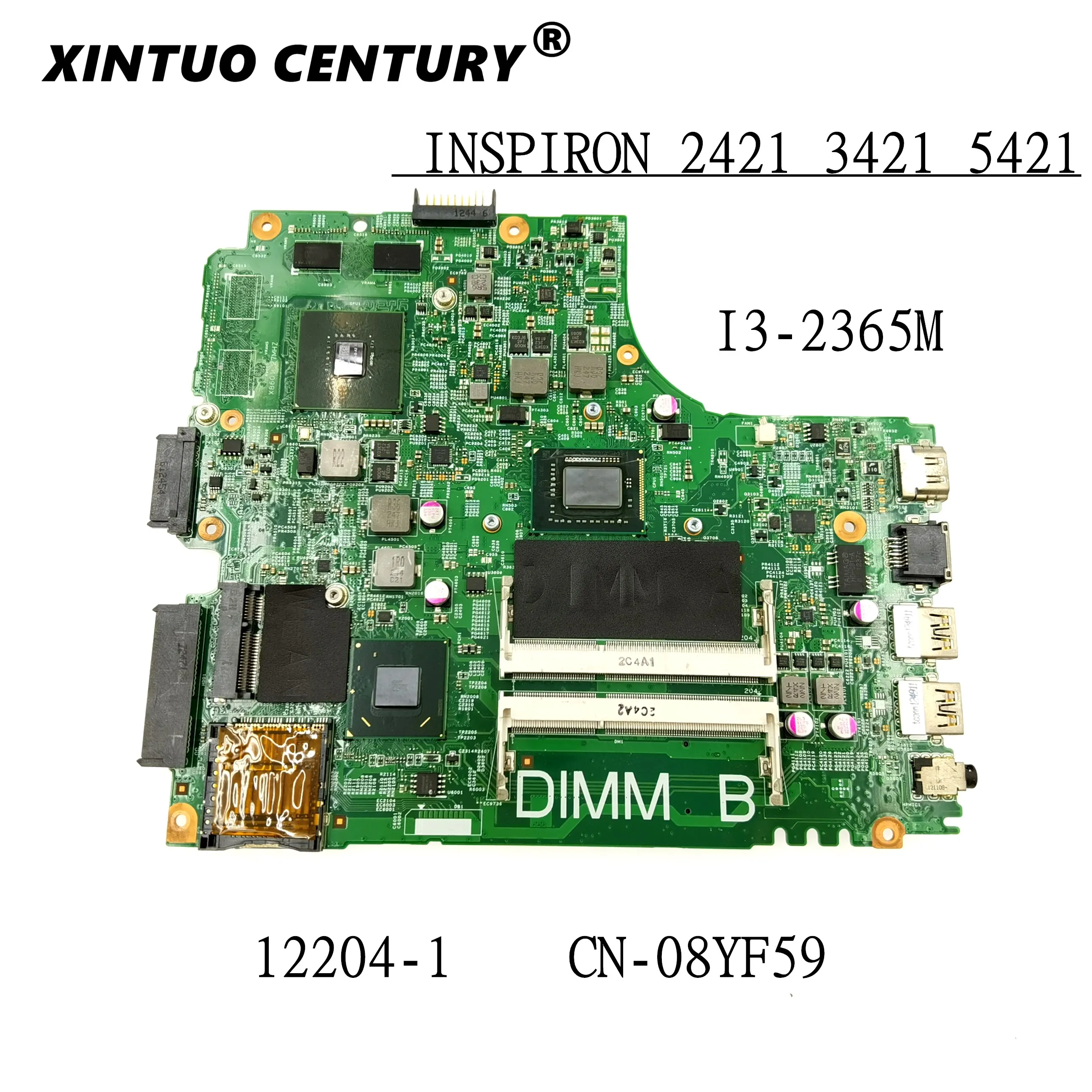 

CN-08YF59 08YF59 8YF59 для DELL INSPIRON 2421 3421 5421 Материнская плата ноутбука i3-2365M материнская плата 12204-1 DNE40-CR ПРБ: 5J8Y4
