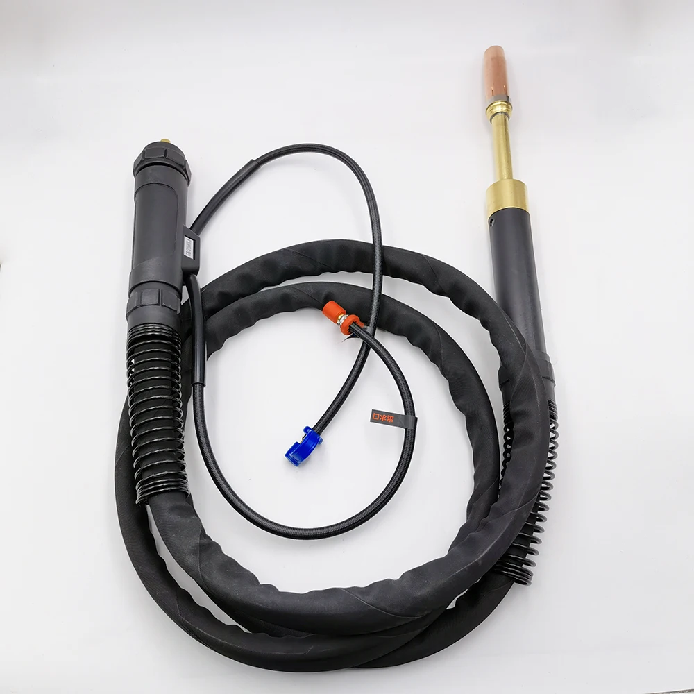 Cable de soldadura MIG recta Binzel AUT 501D, 3 metros, 10 pies, refrigerado por agua con conexión de conector europeo