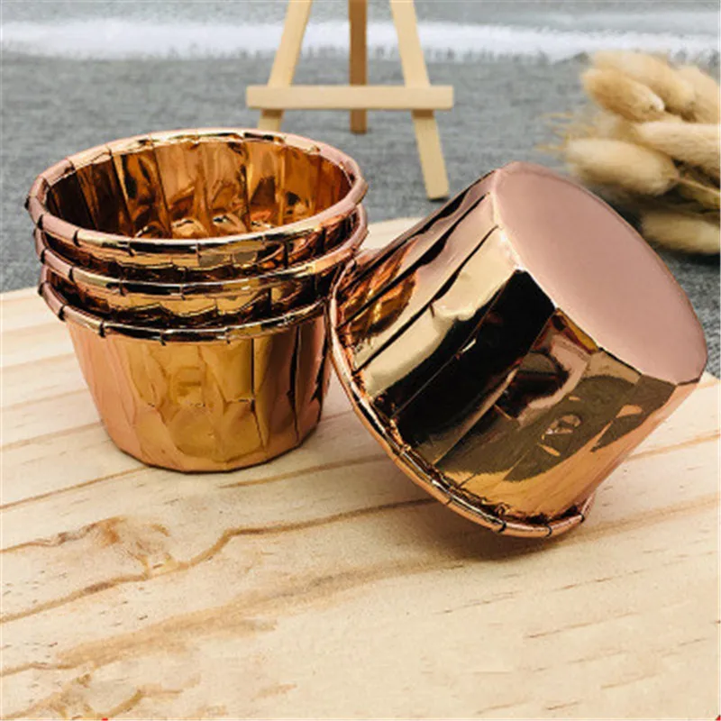 Бумажная чашка для кексов из алюминиевой фольги Рождественская Свадебная