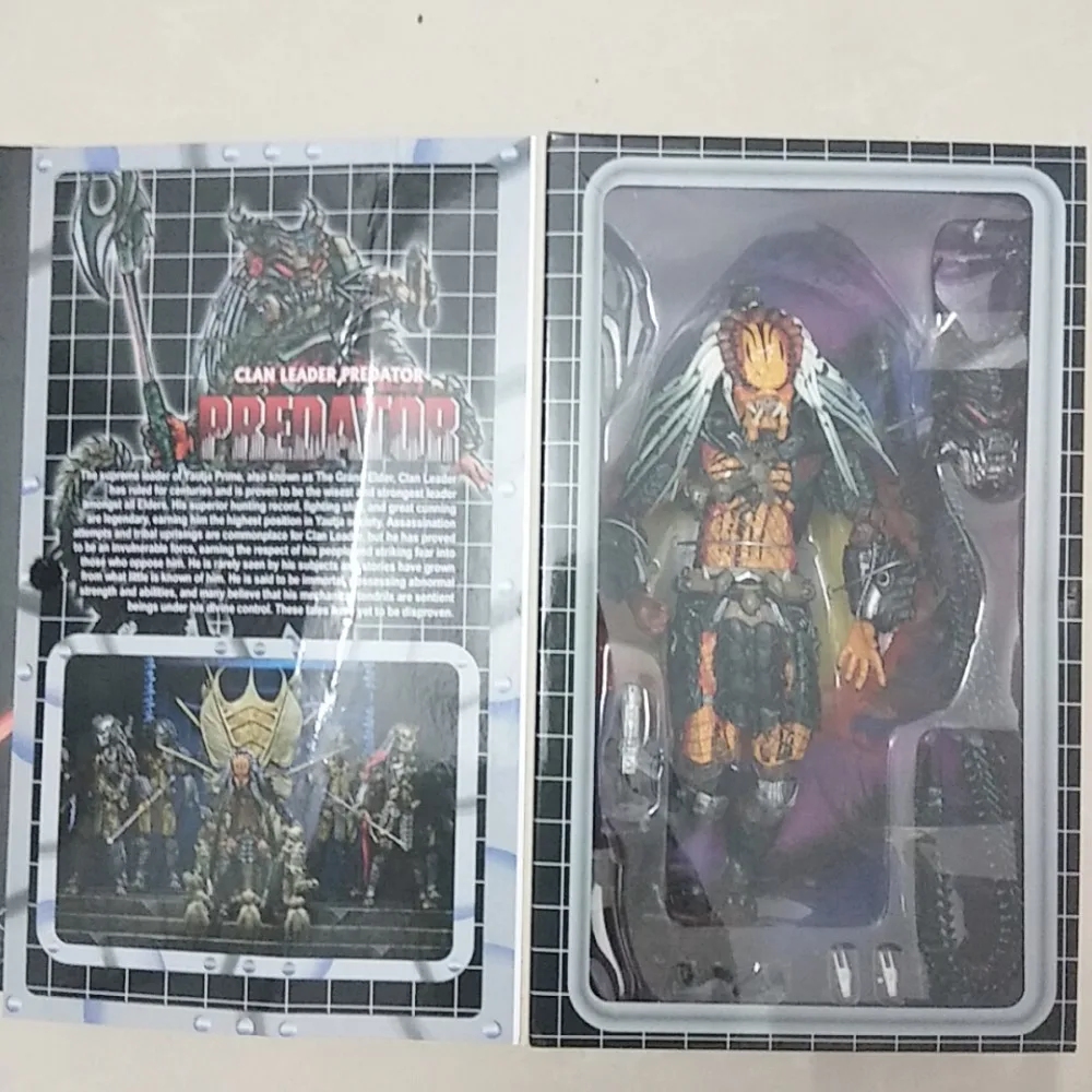 NECA Predator Kenner Leader Clan Chief 18 см фигурка Коллекционная игрушка Подарки