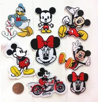 disney cute cartoon embroidery mickey mouse mickey adhesive diy accessories clothes pants patch sticker decorative sticker