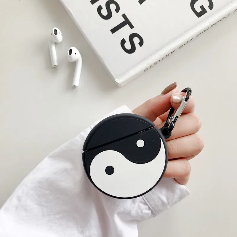 Китайский Тай Чи шаблон Силиконовый чехол для Apple Airpods Древние Традиционные