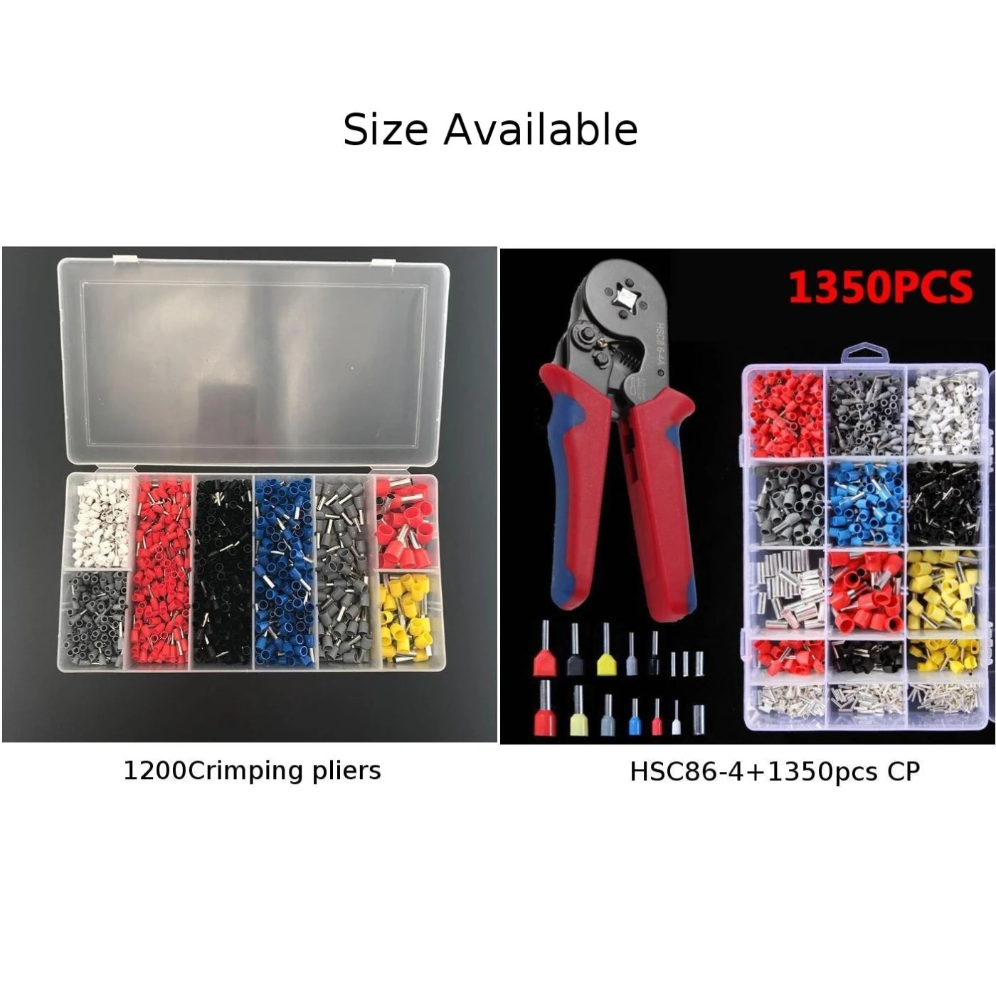 Электрические обжимные плоскогубцы трубчатый терминал набор ручных