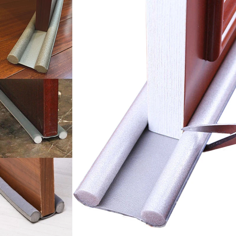 95cm Flexible Door Bottom Sealing Strip Guard Wind Dust Blocker Sealer Stopper Home Decor Protector | Обустройство дома