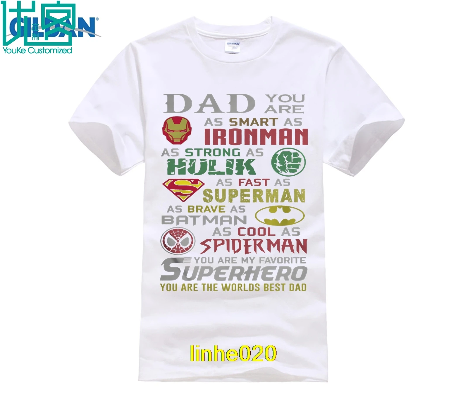 Забавная футболка для папы-супергерой папы Мужская | одежда