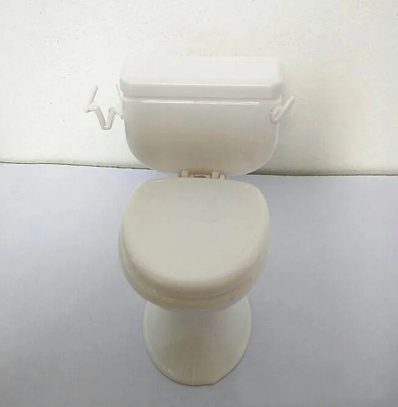 Кукольная мебель Винтаж Ванная комната моделирование белая кукольный Туалет дом