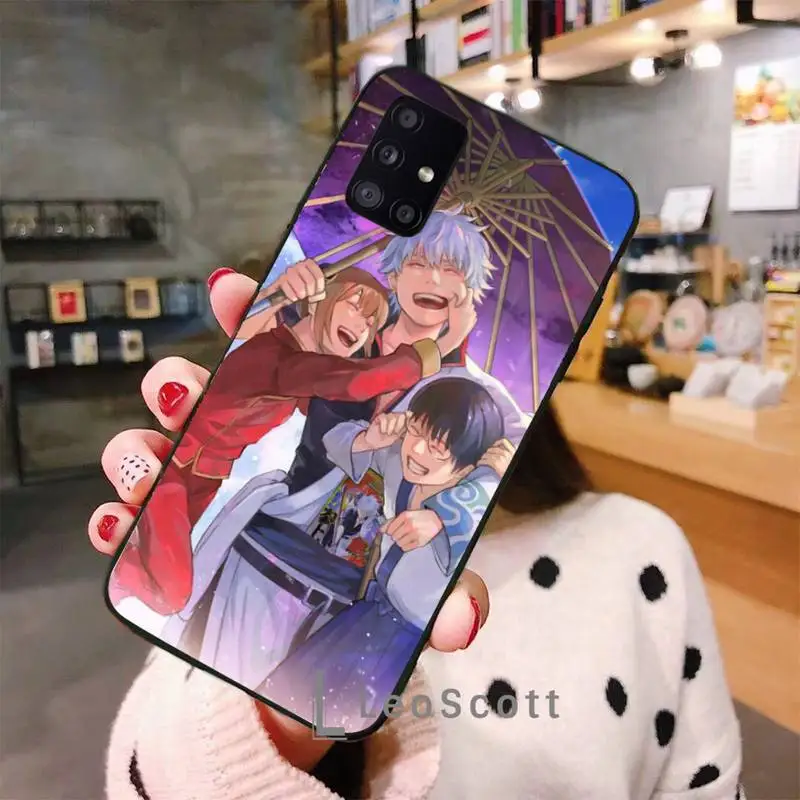 

Anime Gintama Phone Cases For Samsung A50 A51 A71 A31 A21S S8 S9 S10 S20 S21 Plus Fe Ultra 4G 5G