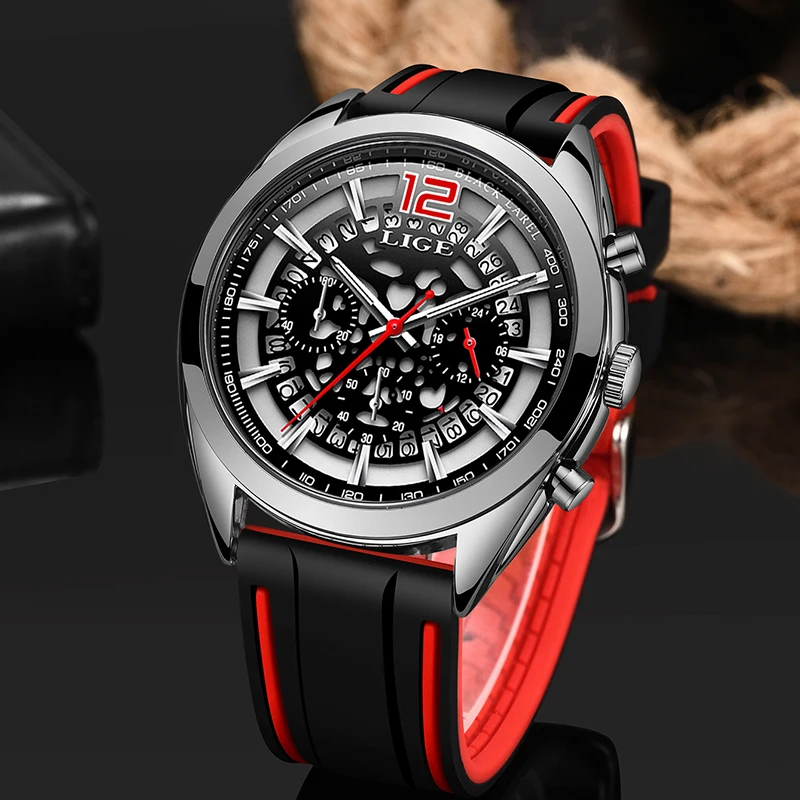 2019 полые мужские s часы лучший бренд класса люкс силиконовые ремешок военные