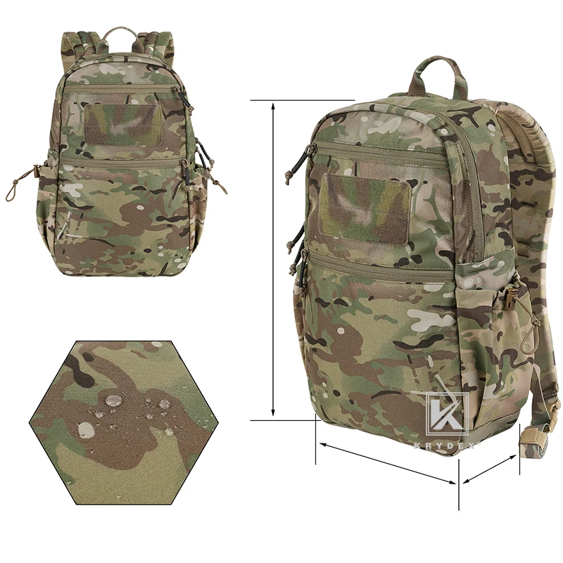 Тактический рюкзак KRYDEX 14L тактический уличный для повседневного ношения легкий