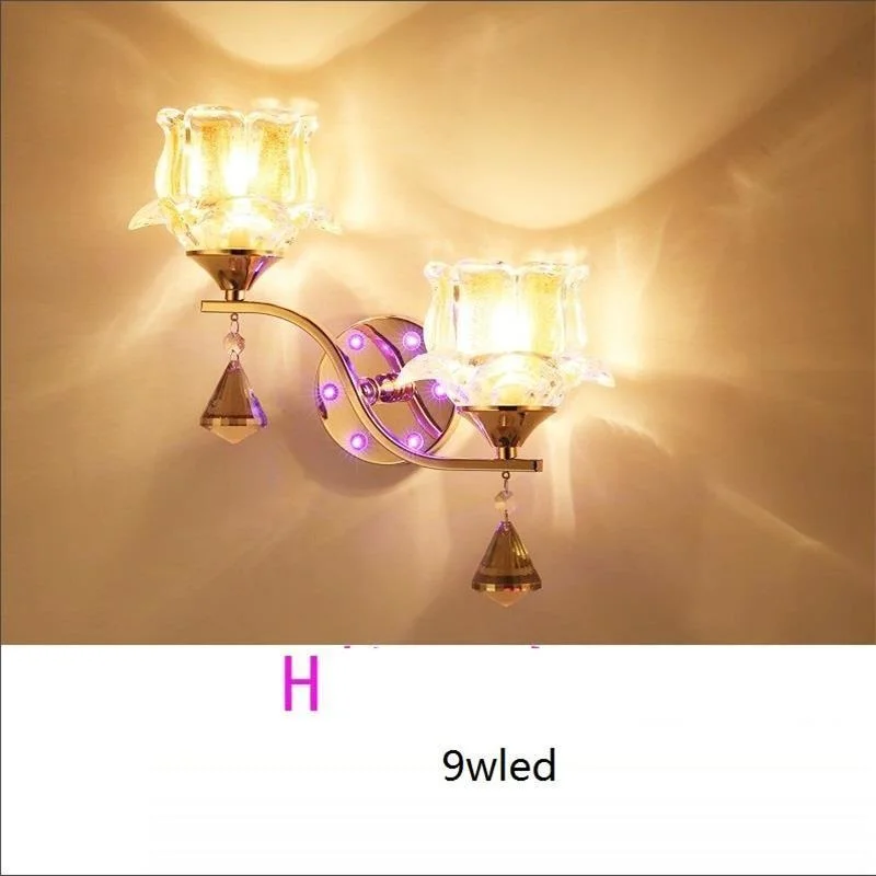 

Penteadeira Modern Kinkiety Wandlampen Vintage Lamp Applique Loft Decor For Home Wandlamp Crystal Luminaire Wall Bedroom Light
