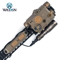 wadsn tactical remote dual function tail pressure switch button for peq15 16 dbal a2 laser airsoft armas m600cm600 weapon light