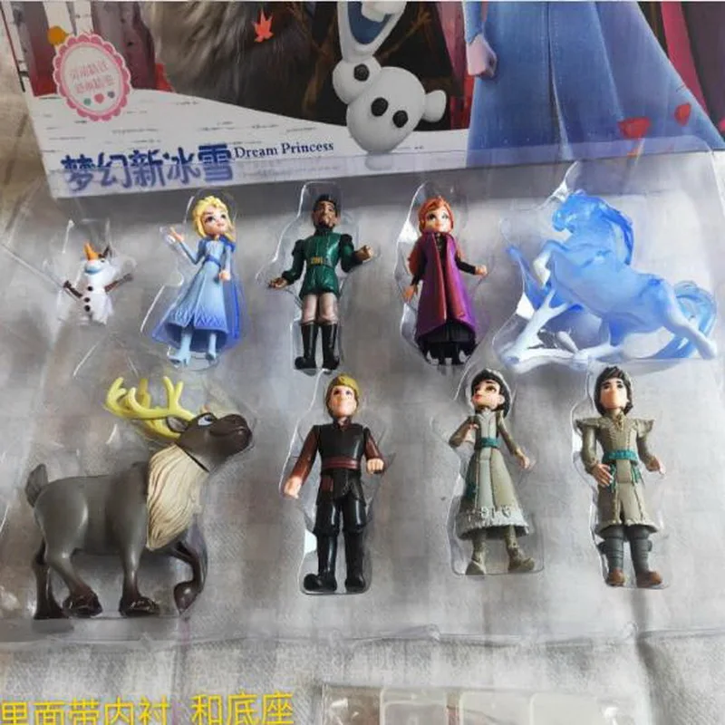 2020 9 шт. игрушка "Холодное сердце" 2 с героями мультфильмов принцесса Анна