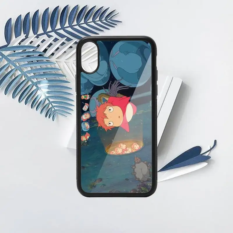 

Japan anime Ponyo on the Cliff Phone Case PC for iPhone 11 12 pro XS MAX 8 7 6 6S Plus X 5S SE 2020 XR