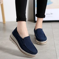2021 hot spring women flats shoes woman platform slip on flats sneakers women suede ladies tenis loafers moccasins casual shoes