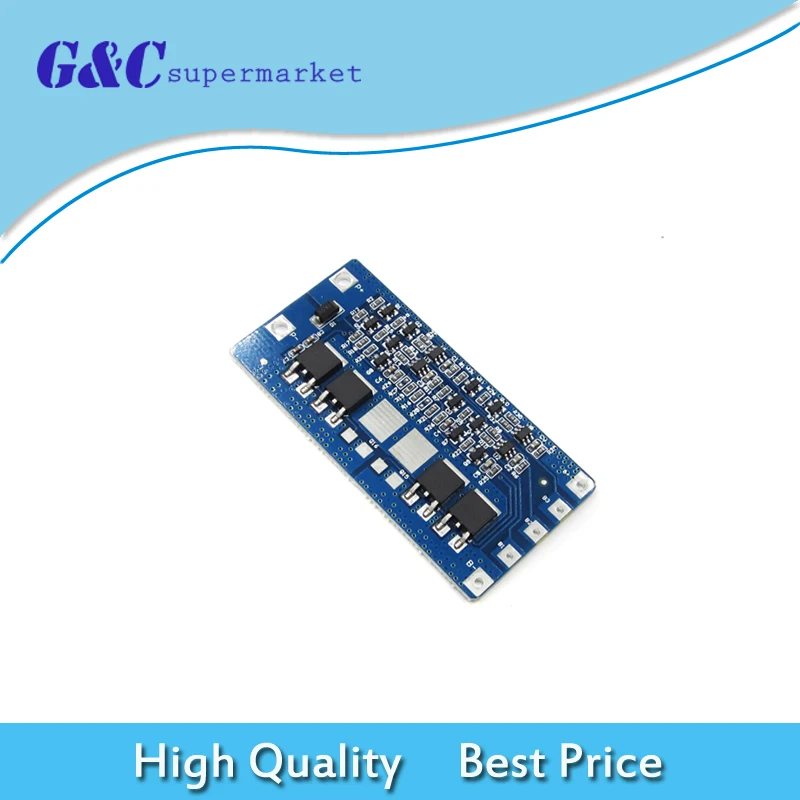 4S 20A литий ионная батарея 18650 BMS Защитная плата PCB 14 8 V 16 Cell 65X32X4mm