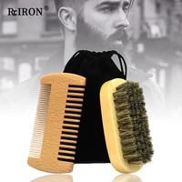 riron custom%c2%a0logo%c2%a0wood%c2%a0beard%c2%a0brush%c2%a0and%c2%a0comb%c2%a0set%c2%a0for%c2%a0men%c2%a0gift%c2%a0mustache%c2%a0care%c2%a0tool