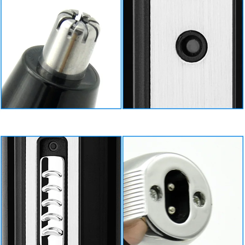 Триммер мужской 4 в 1 аккумуляторный для носа ушей бакенбардов бровей бороды