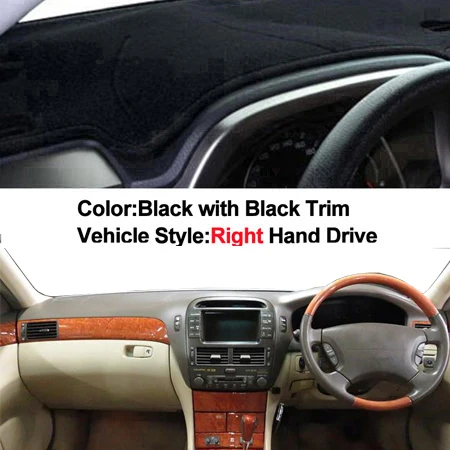 

2-слойный автомобильный внутренний чехол на приборную панель, коврик для приборной панели, коврик для Lexus Toyota Celsior (Япония), 2000-2006 2003 2004 2005