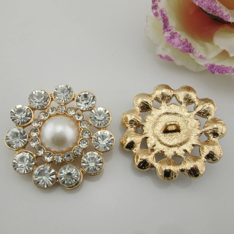 (BT261 40 мм) 5 шт. большие металлические жемчужные свадебные туфли женские хвостовик