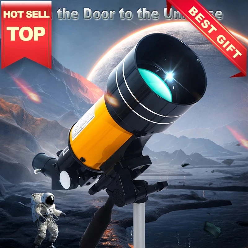 150 раз профессиональный астрономический телескоп HD регулируемый штатив